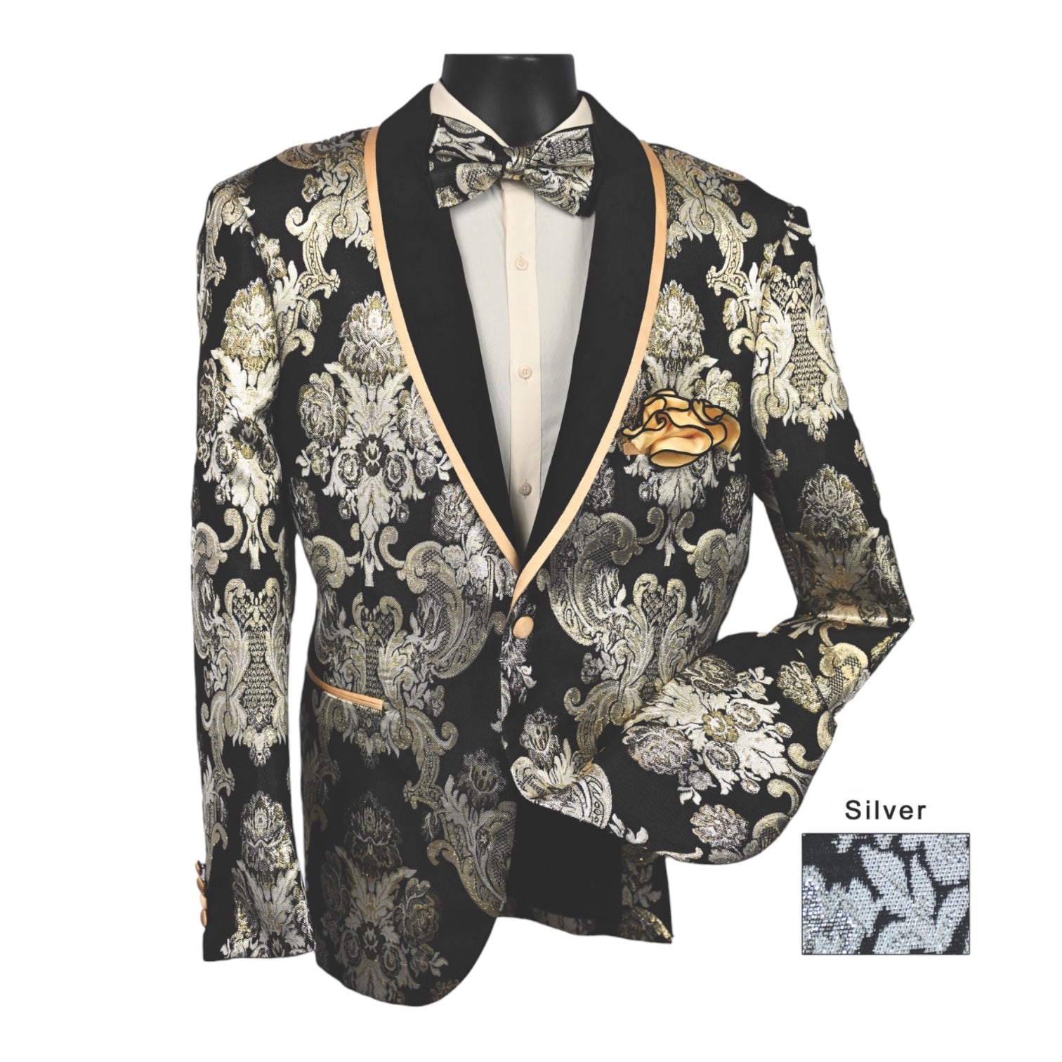 MAZARI: Metallic Blazer 9618